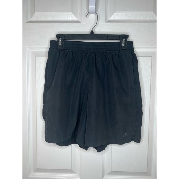 Champion Authentic Athleticwear Athletic Shorts Black Drawstring Size Medium M - Picture 2 of 12